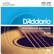 MUTA CHITARRA ACUSTICA  D'DADDARIO EJ38