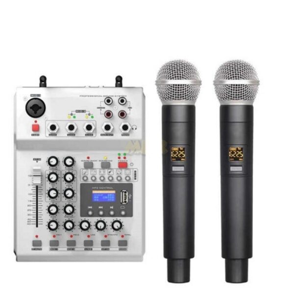 MIXER AUDIO DESIGN  PAMX2.12/2UHF CON 2 RADIO MICROFONI