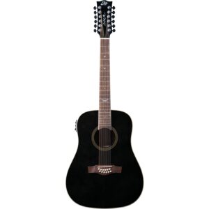 CHITARRA ACUSTICA EKO - NXT D100E XII SEE THROUGH BLACK