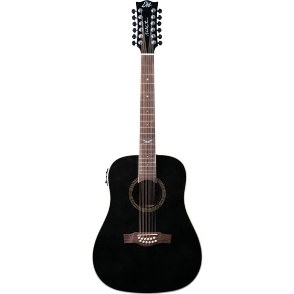 CHITARRA ACUSTICA EKO - NXT D100E XII SEE THROUGH BLACK