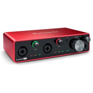 SCHEDA AUDIOFOCUSRITE Scarlett 4i4 3rd Gen. Interfaccia Audio per PC/Mac