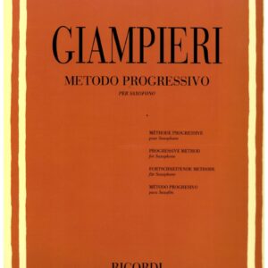 LIBRO GIAMPIERI METODO PROGRESSIVO PER SAX
