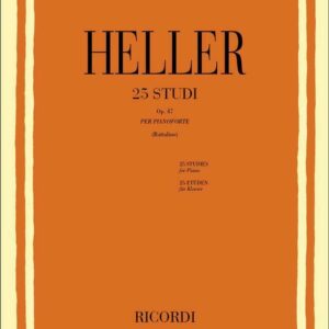 LIBRO HELLER 25 STUDI OP 47 PIANOFORTE