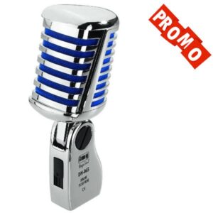 MICROFONO DINAMICO LOOK ANNI ’50 ’60 A  "NOSTALGIA" CARDIOIDE DM-065
