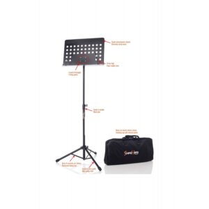 LEGGIO CON TAVOLA METALLO FORATA+BORSA BAS100 BESPECO