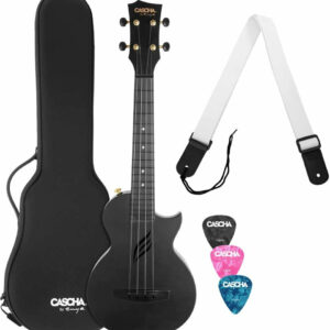 UKULELE CARBON BLACK CACSHA