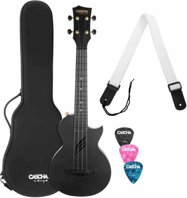 UKULELE CARBON BLACK CACSHA