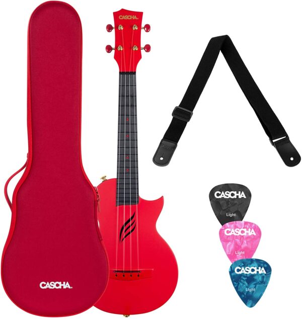 UKULELE CARBON CASHA RED 2258