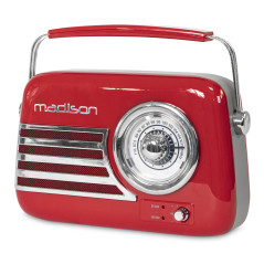 RADIO MADISON VINTAGE ROSSA