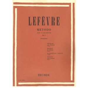 METODO CLARINETTO Jean-Xavier Lefèvre