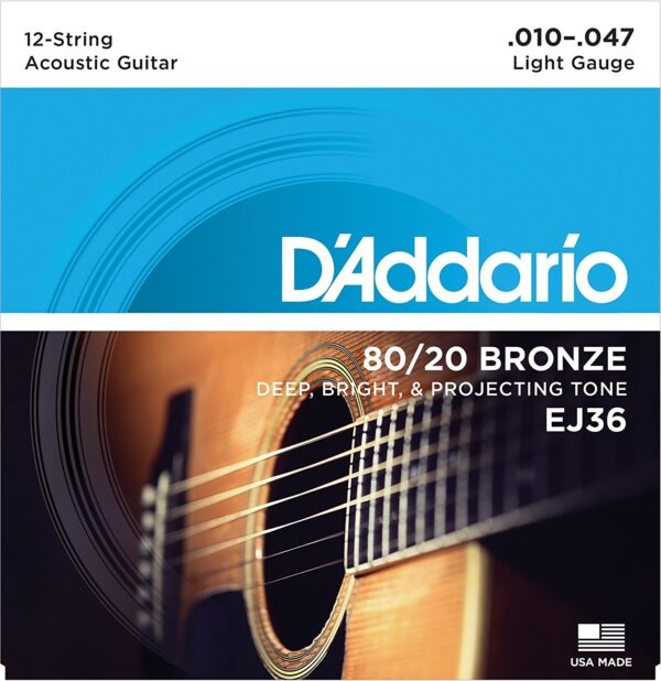 MUTA CHITARRA ACUSTICA  D'ADDARIO EJ36
