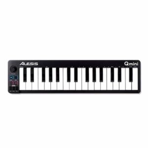 TASTIERA MIDI Alesis Qmini tastiera MIDI USB compatta, con 32 tasti mini, Nero