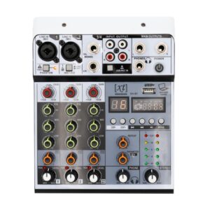 Mixer/Scheda Audio 4 canali MP3 USB Bluetooth
