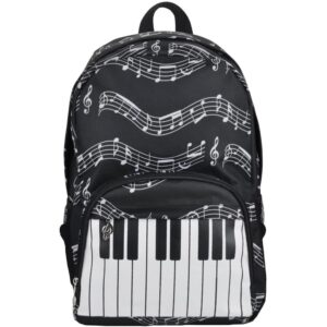 ZAINO CON TEMA MUSICALE Stupendo zaino a tema musicale indispensabile per trasportare libri o quant'altro!
Sfondo nero con note e tastiera.
Molto capiente, pratico e comodo; facile da trasportare.
Articolo costituito da 1 scomparto principale e da tasca frontale, entrambe con chiusura a cerniera.