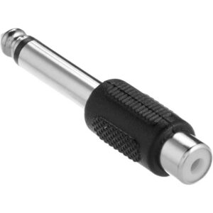 Adattatore Spina Jack 6,3 mm. (M) - Presa RCA (F)