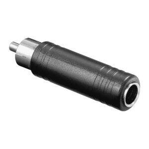 Adattatore Spina RCA (M) - Presa Jack Mono 6,3 mm. (F)