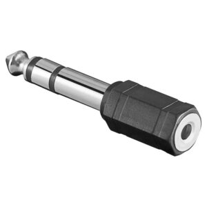 Adattatore Spina Jack Stereo 6,3 mm. (M) - Presa Jack Stereo 3,5 mm. (F