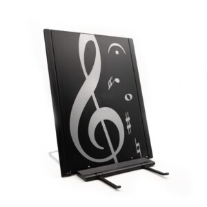 Leggio A4 da tavolo con tema musicale