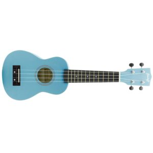 UKULELE SOPRANO 21" SUPERIOR SATINATO CON BORSA (CELESTE)