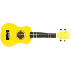 UKULELE SOPRANO 21" SUPERIOR SATINATO CON BORSA (GIALLO)