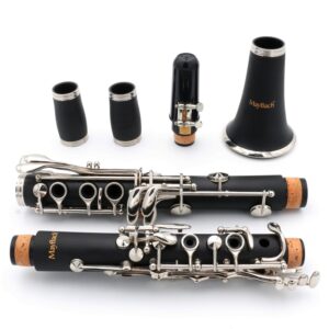 CLARINETTO MY BACH Sib 17 Chiavi Nichelate e cuscinetti "Made in Italy"