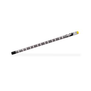 Matita tema musicale con gomma (Sfondo nero)